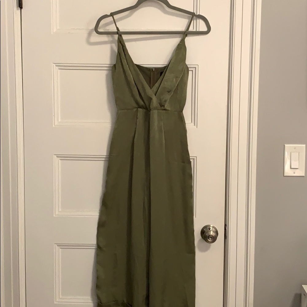 Green jumpsuit